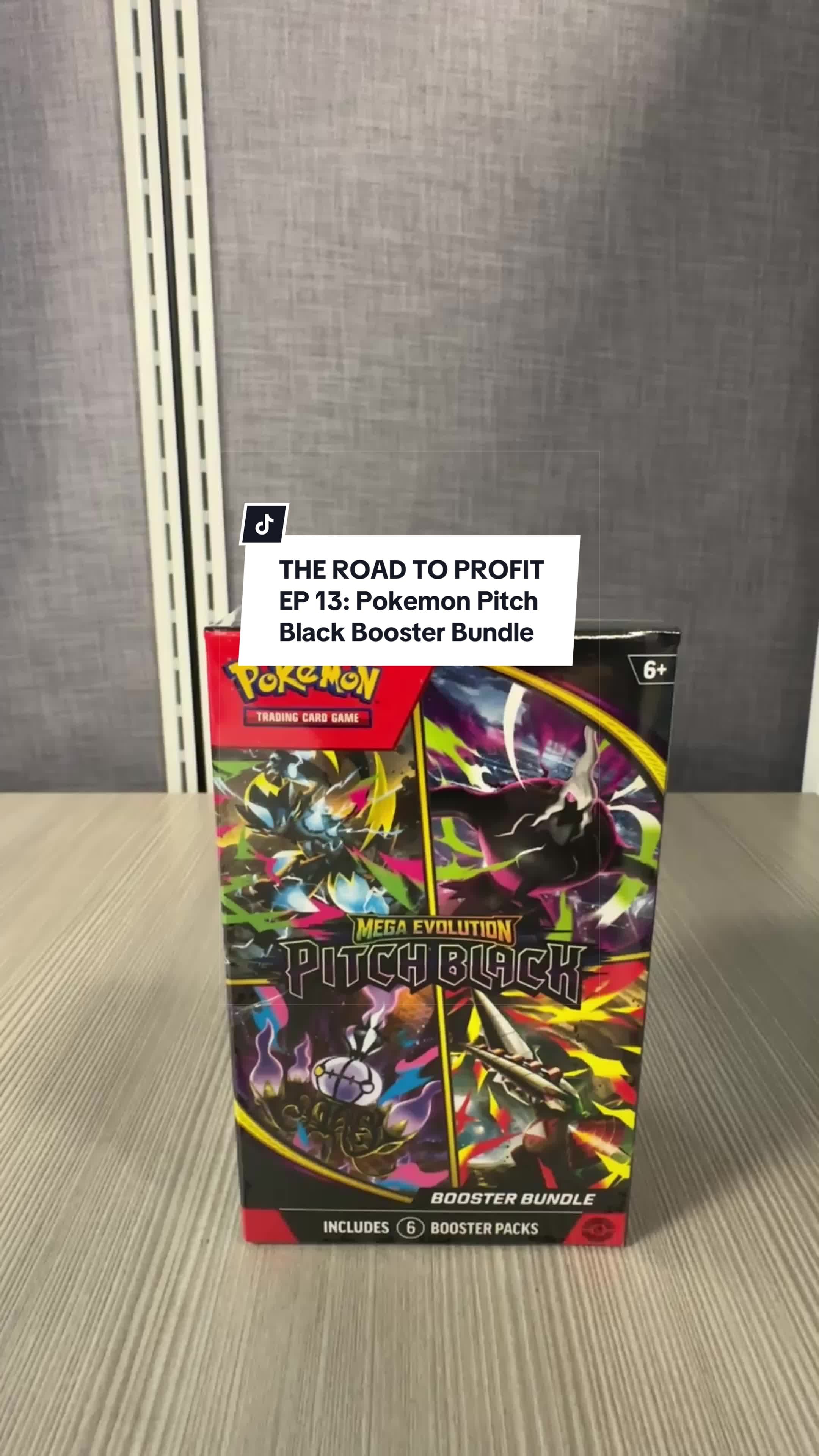 We’re back with unlucky number 13!! Will Pokemon cards show we have some luck? #roadtoprofit #pokemoncards #pitchblack #boosterbundle #packr