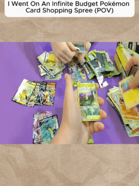I Went On An Infinite Budget Pokémon Card Shopping Spree (POV)