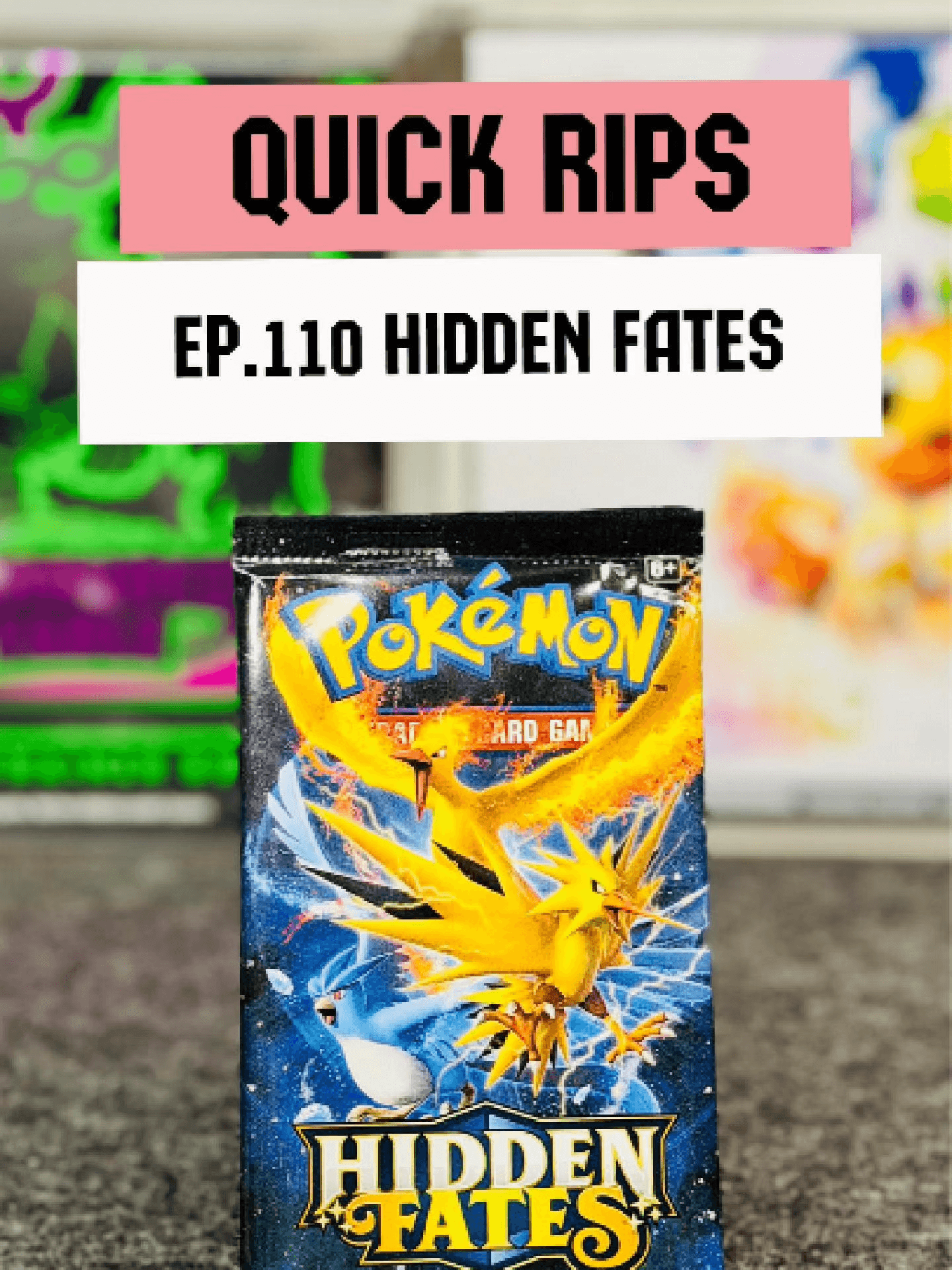 Quick Rips Ep110 – Hidden Fates ✨ Hidden Fates… you just have to open it and see 👀 #PokemonCards #PokemonTCG #Reels #PokemonReels #CardColl