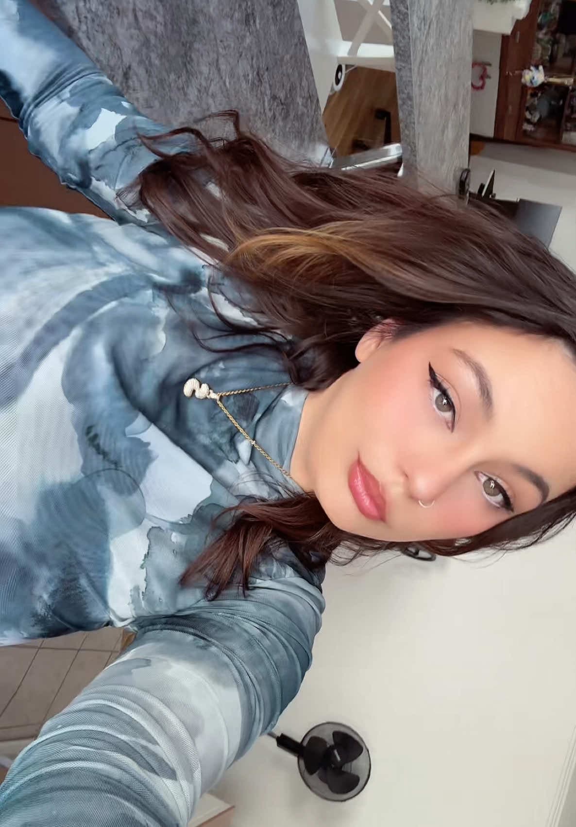 tried some new makeup today 🖤 #fyp