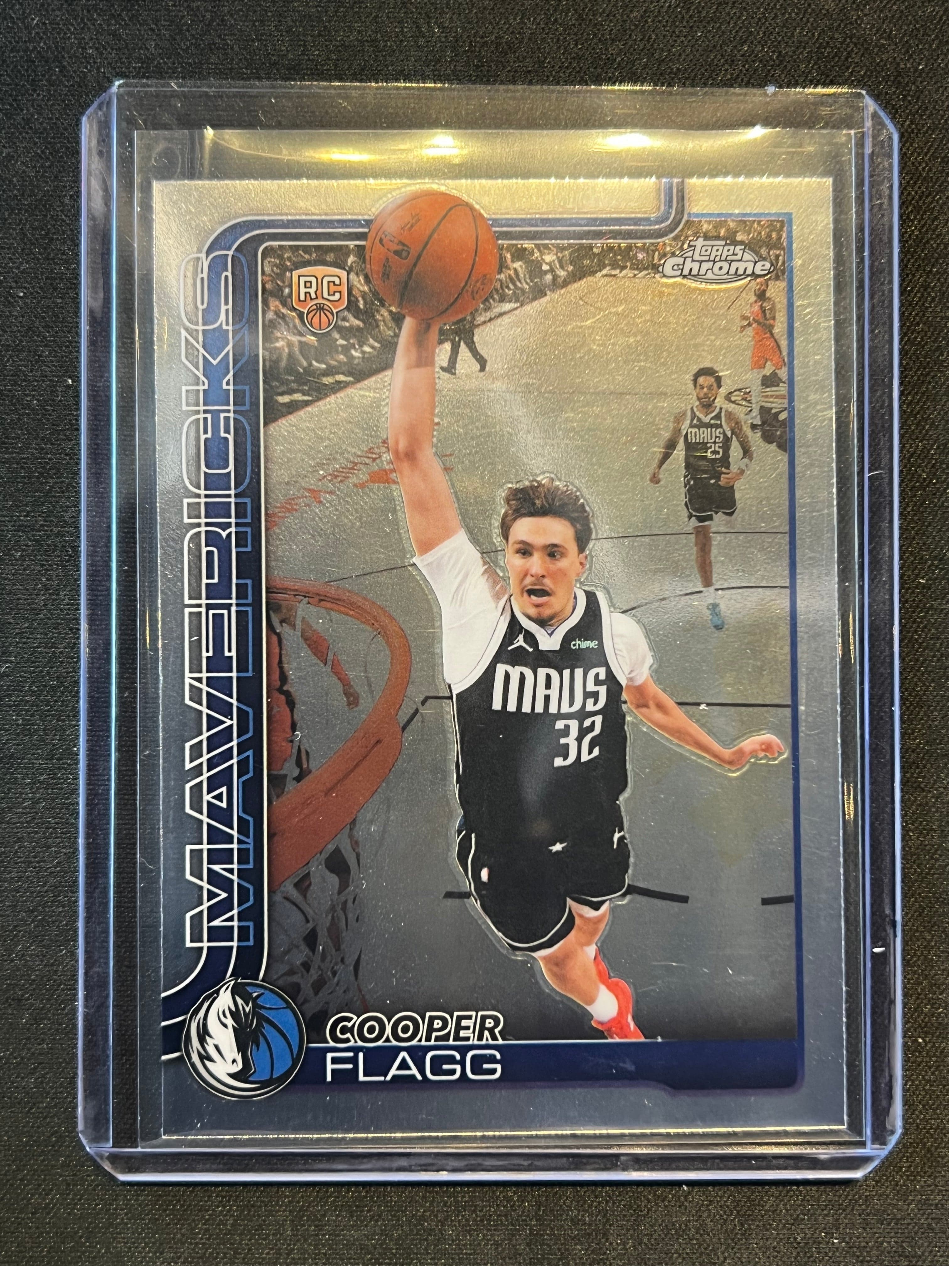 A Cooper Flagg Auto Numbered to 5 Just Came Out of Topps Definitive Basketball