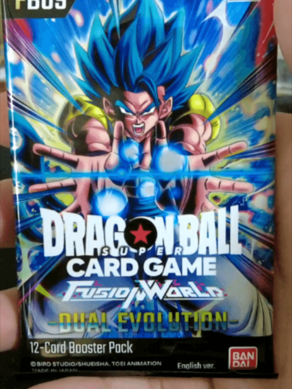 Splitting 4 Dual Evolution packs into 2 fusion stacks for a double reveal at the endβ¦ π Did FB09 deliver? #dbsf #fusionworld #dragonball #t