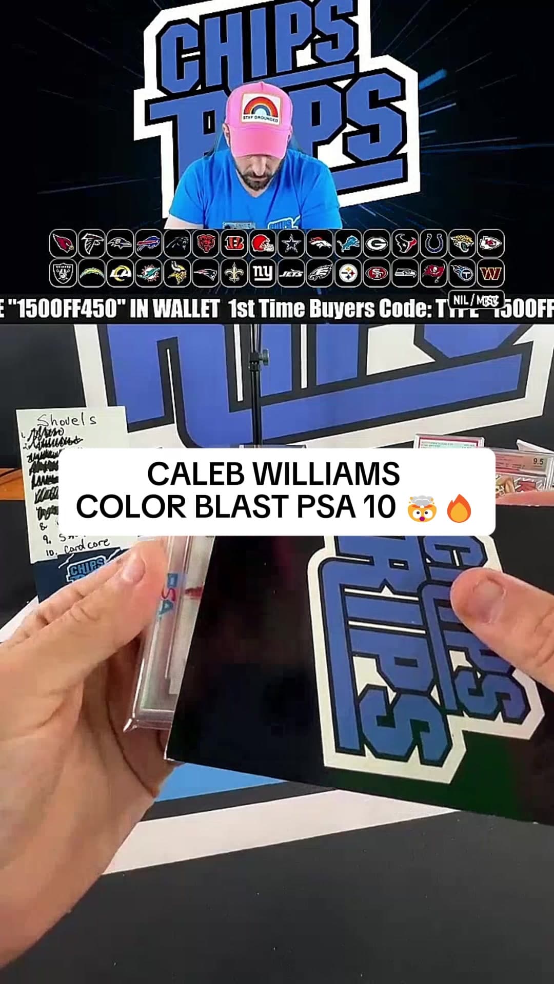 The artwork is crazy. The grade is crazier 💣
#viral #thehobby #chipsrips #monsterpull #cardcollector #panini #alt #packrip #tradingcards #n