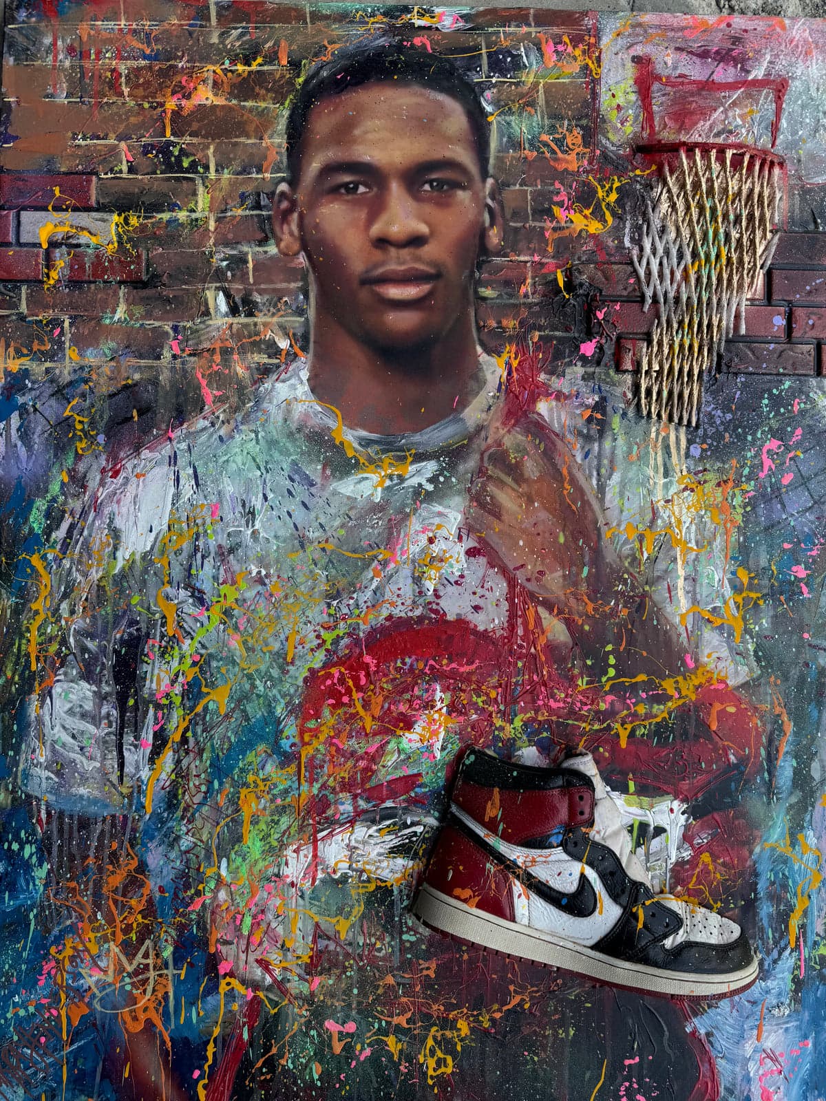 Murray Henderson 2026 Michael Jordan original painting