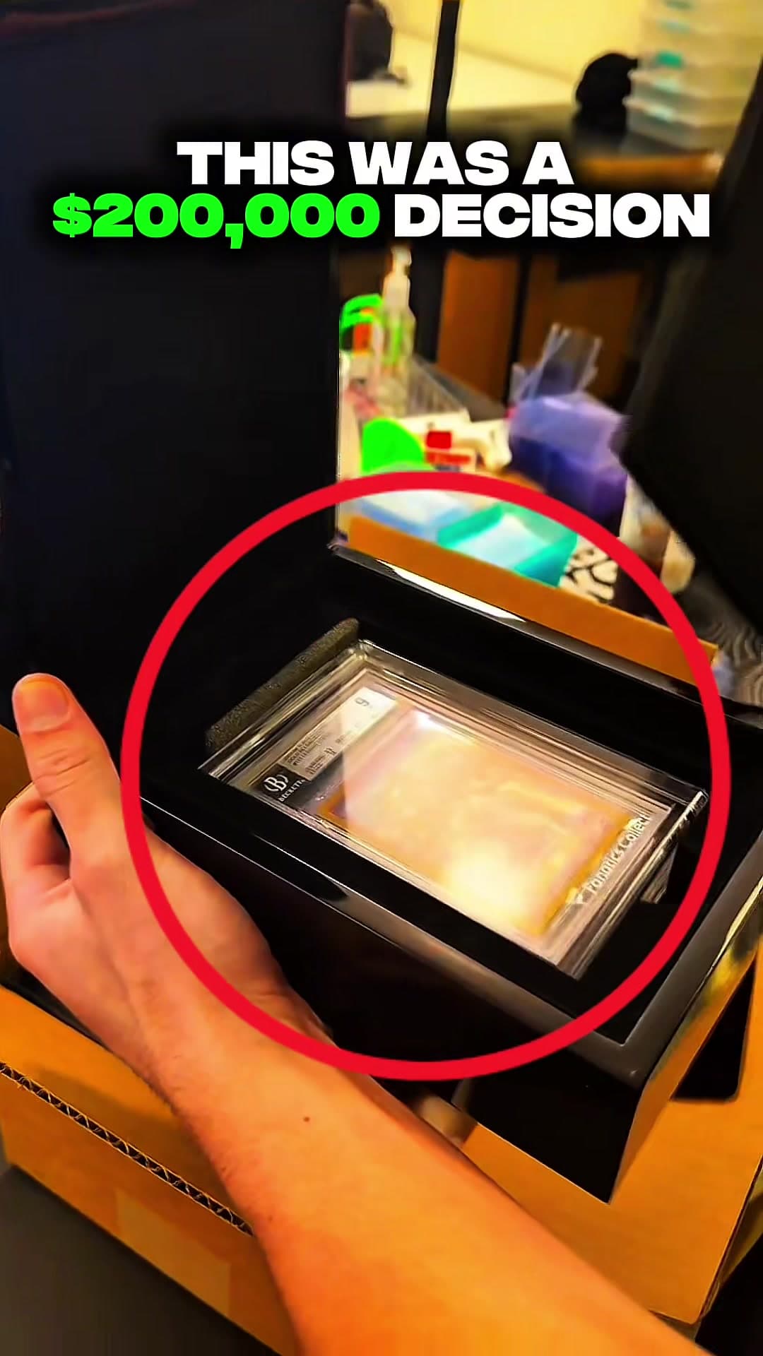 I just spent $198,000 on the biggest card purchase of my life… 😳 And it’s a LeBron James Topps Chrome. 🐐🔥 @BackyardBreaks #SportsCards #