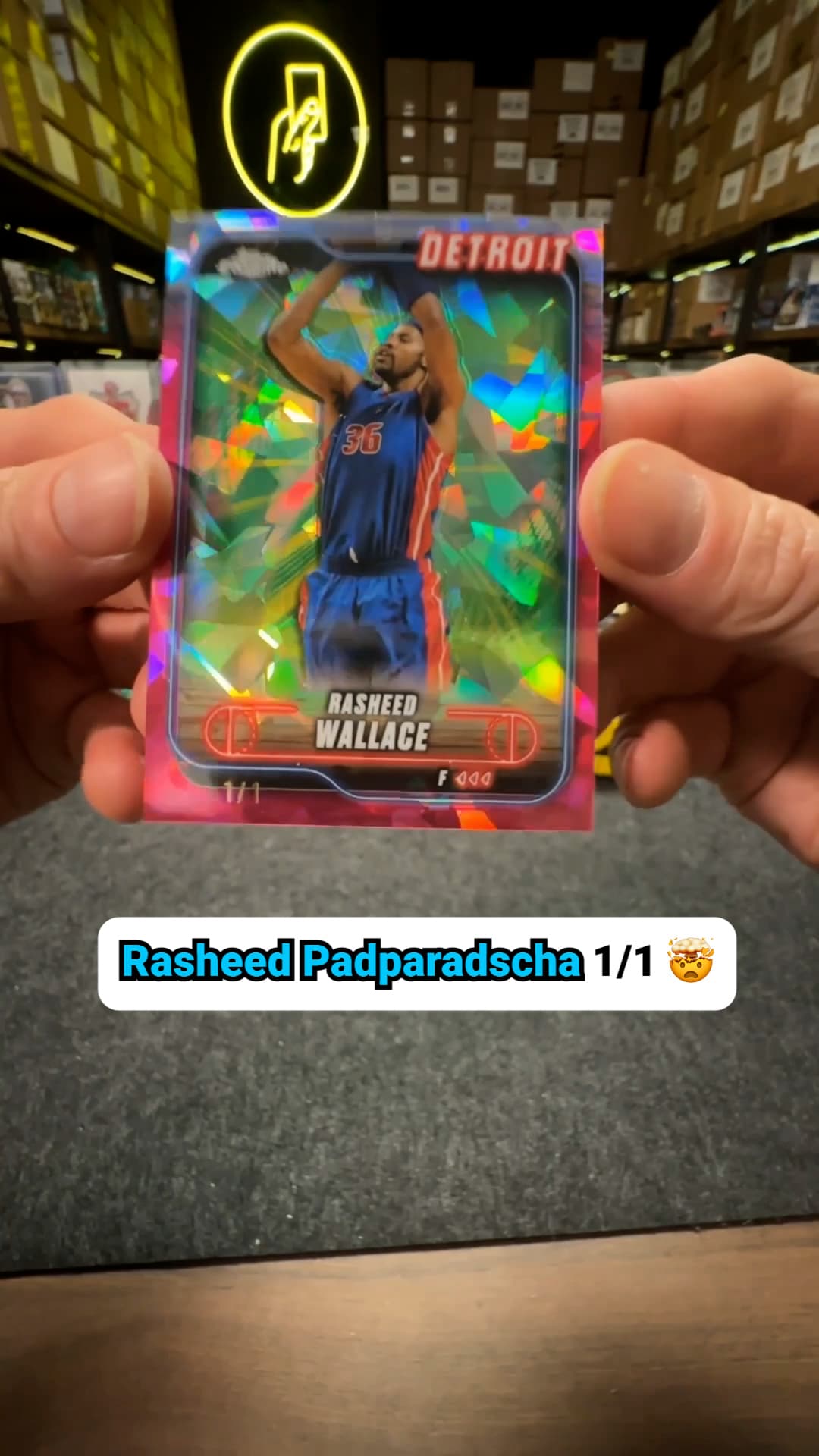 A Rasheed Wallace 1/1 was pulled live by @topbidcollectors on Whatnot! We said we'd pull a Papa and then actually did it. ππ₯ #RasheedWalla