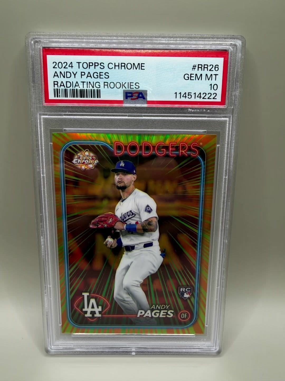 Andy Pages has that Dodgers star potential fans cannot ignore 👀🔥 Is this the rookie card you grab before his next big moment? #AndyPages #