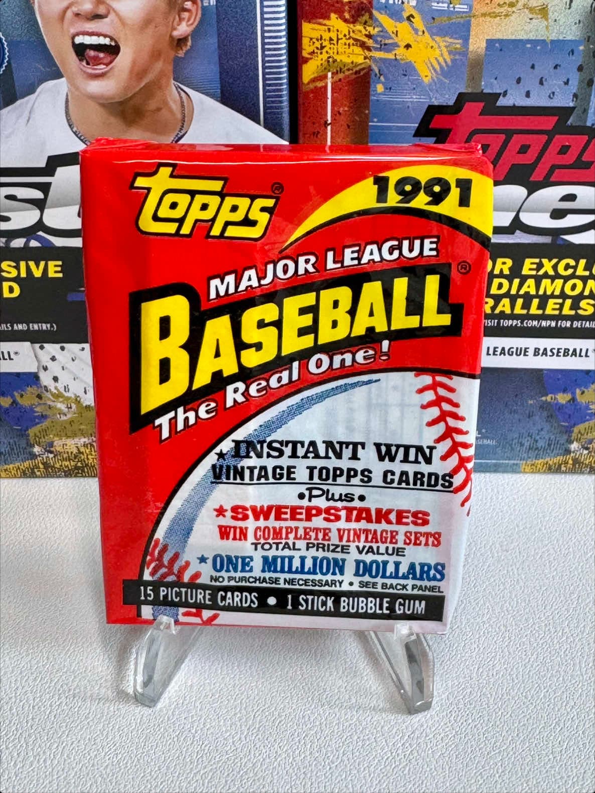 1991 Topps Baseball! #sportscards #thehobby
#tradingcards #topps #panini @Topps @Panini America @RED SOX @Yankees