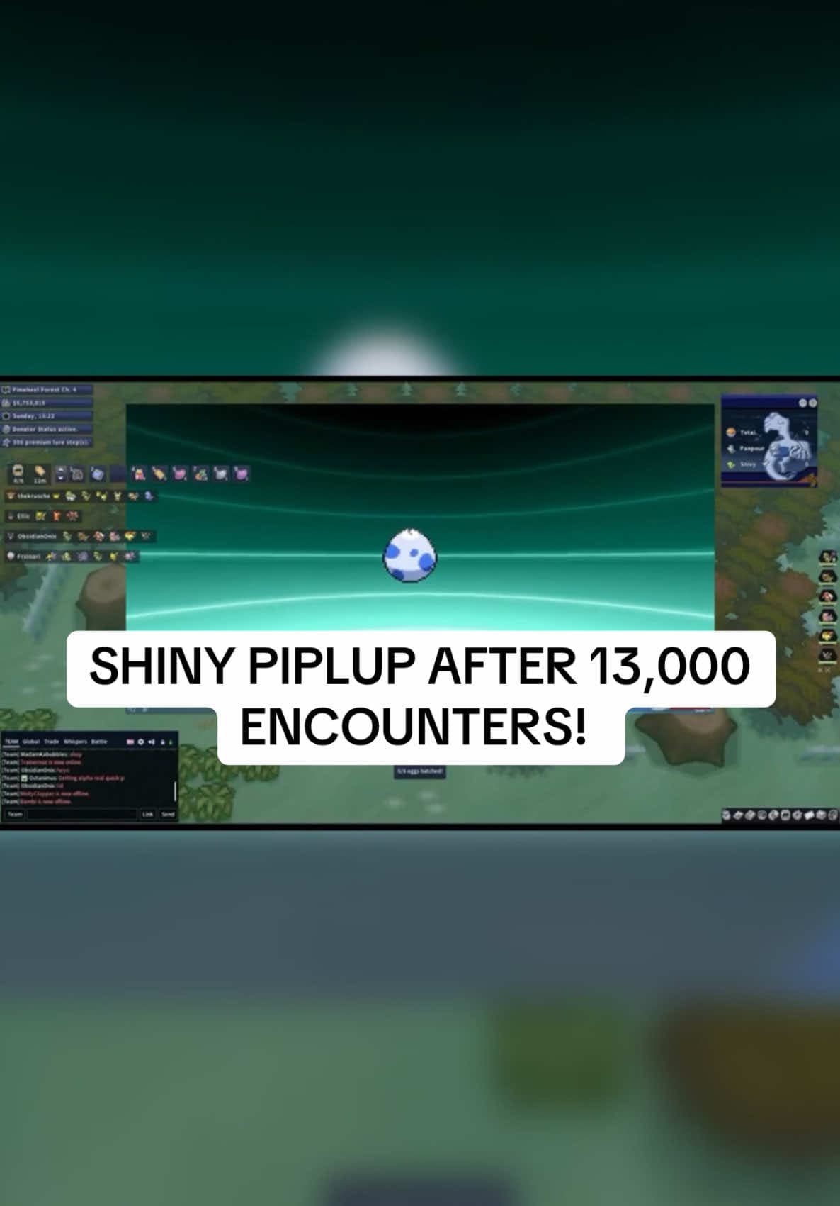 I’ve hit 3 shinies starters this week! 🖤🌟 #fyp