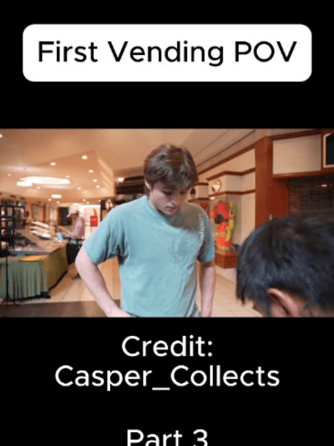 Vending POV
Credit:Casper Collects
#pokemon #pokemoncards #pokemontiktok #pokemoncommunity #pokemontcg #tcg #Vending #POV