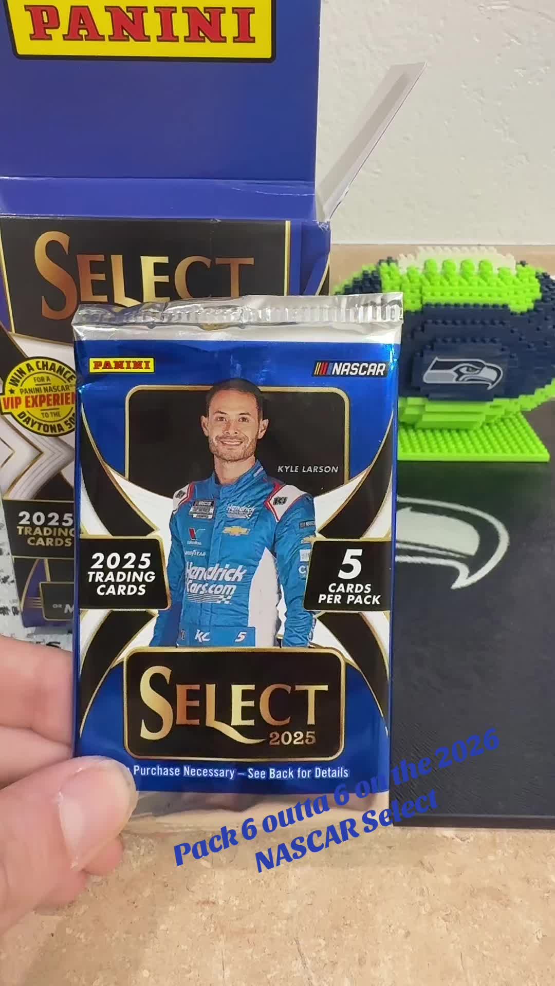 Pack 6 outta 6 of the 2026 nascar select #nascar #select #panini #ridethedente