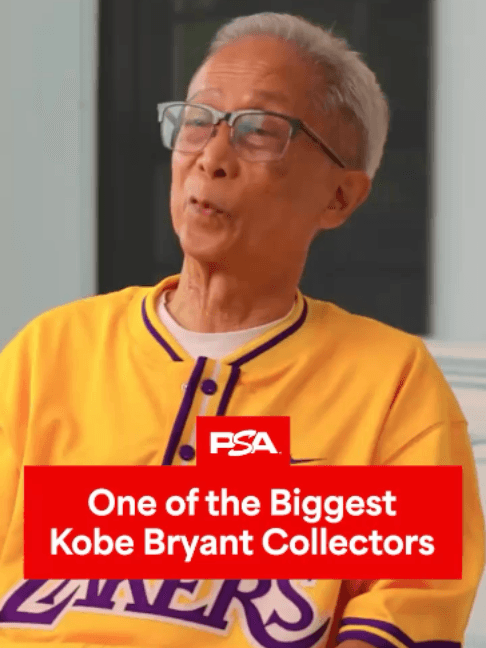 A man of the people 💛💜 #KobeBryant #Kobe #PSACard #BasketballCards