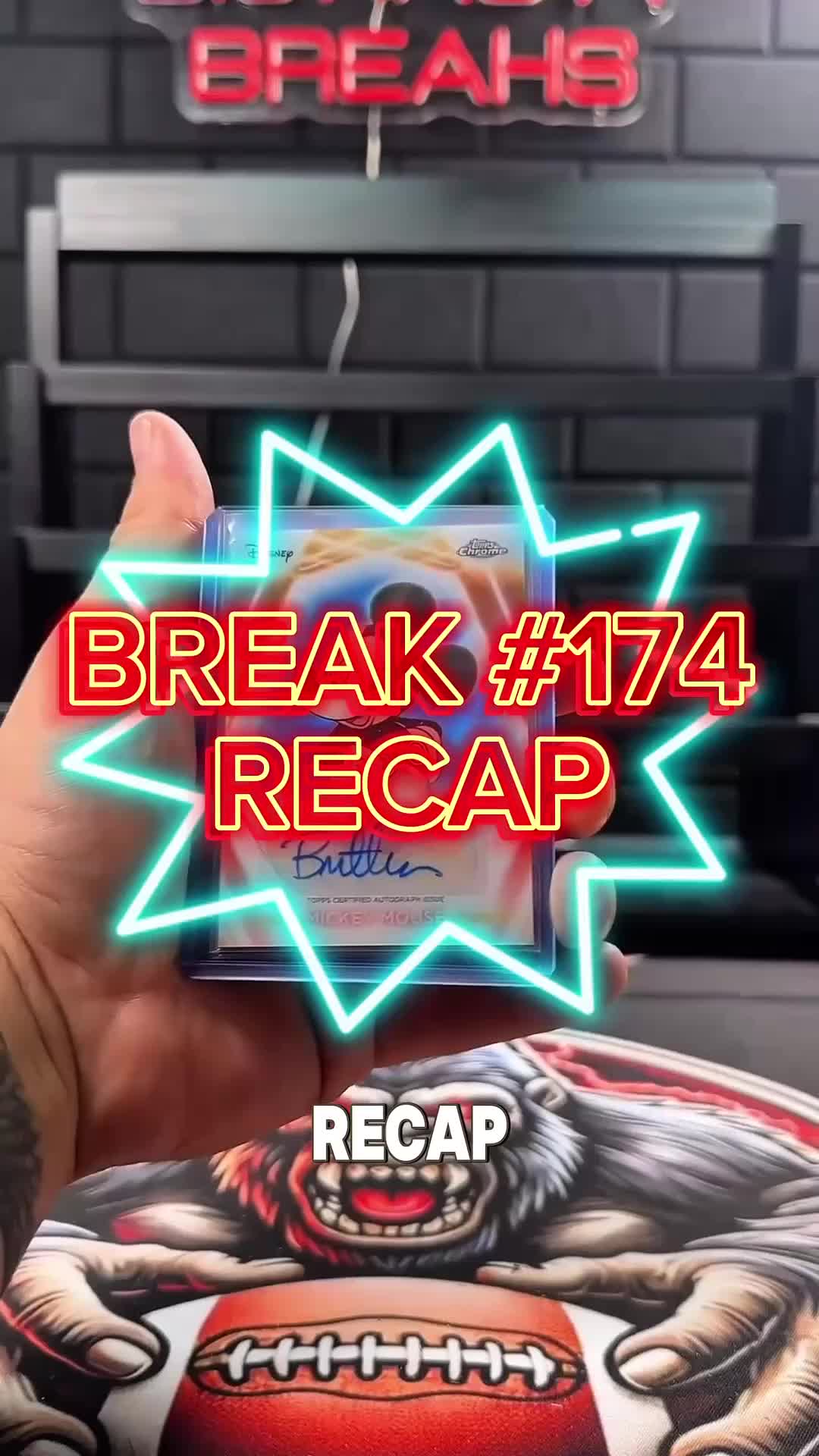 BREAK #174 RECAP #bignastybreaks #disneychrome #toppschrome #disneybreaks #cardbreaks #disneycards #mickeymouse