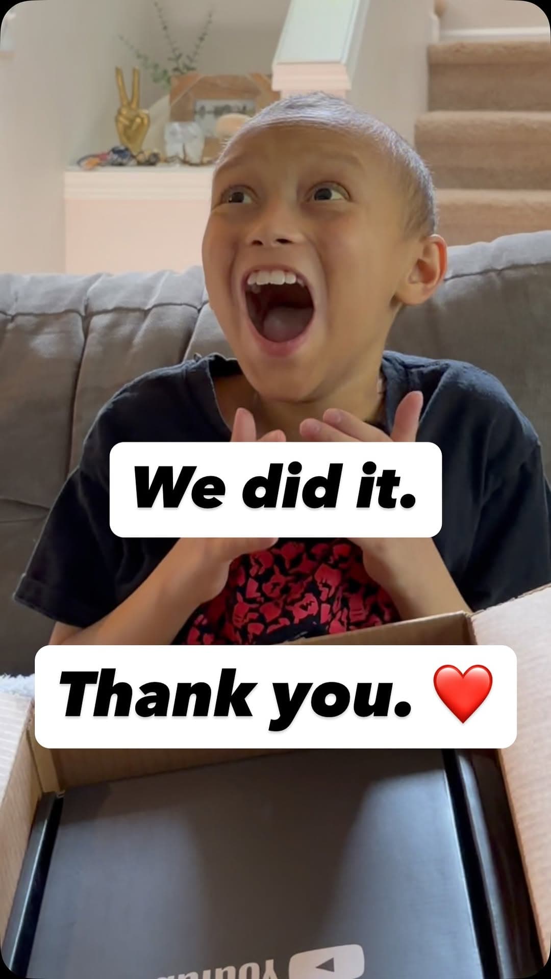 We did it.
Opening a Silver Play Button.
From the bottom of our hearts—thank you. To each and every single one of you❤️
And a HUGE thank