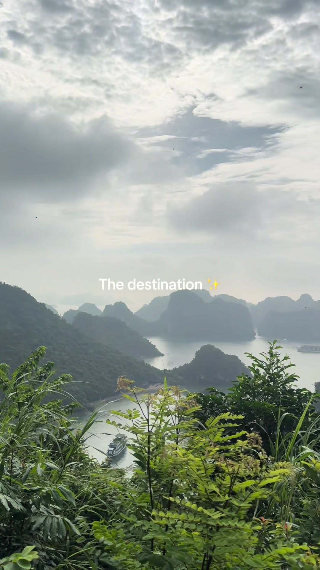 📍Ha Long Bay, Vietnam #travel #vietnam #Hiking #adventure #mountain