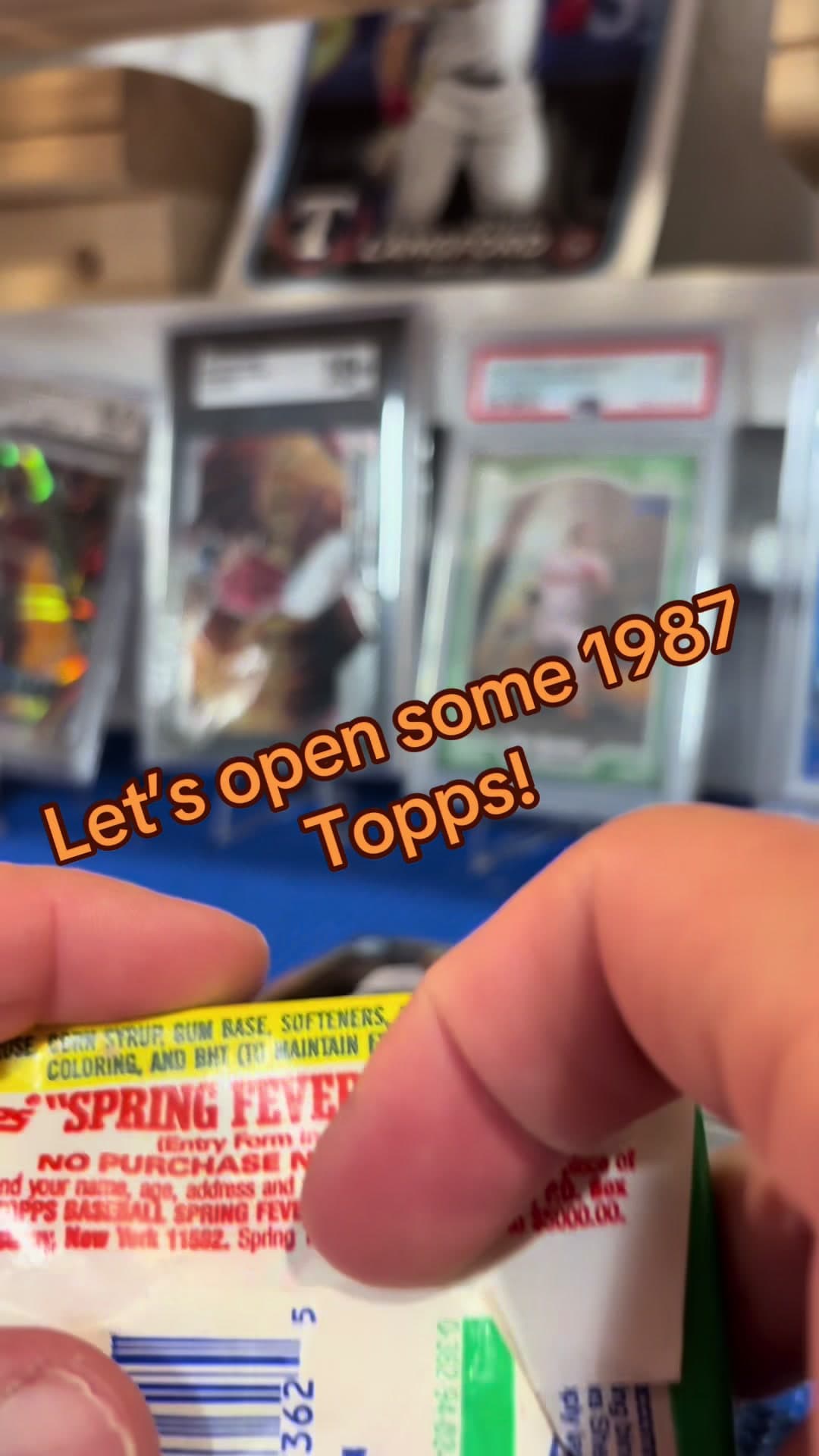 Let’s open some 1987 #topps #baseballcards #sportscards #vintage #mlb
