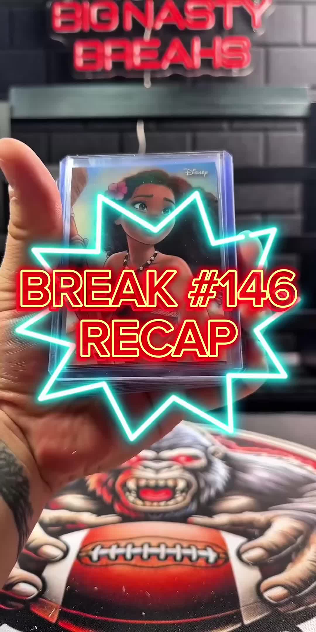 BREAK #146 RECAP • • • • • #bignastybreaks #disneychrome #toppschrome #disneybreaks #cardbreaks #disneycards #mickeymouse