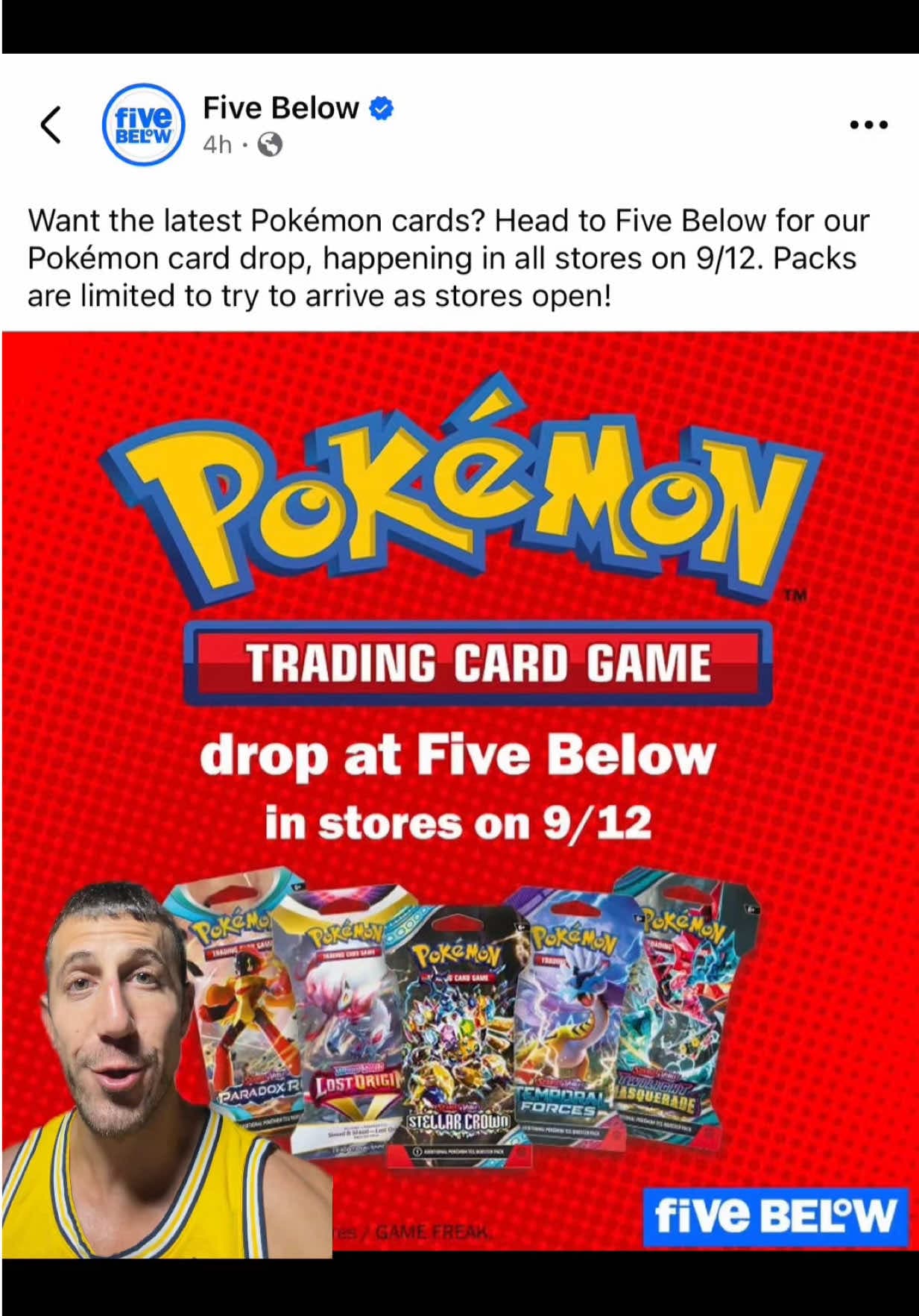 FIVE BELOW POKÉMON CARD DROP IN STORES TOMORROW 🧐 #pokemon #pokemoncards #pokemontcg #pokemontradingcardgame #tcg