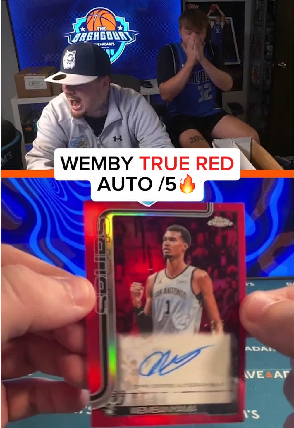 THAT’S NASTYYYYYY🔥🔥🔥 Pulled 25/26 Topps Chrome Update Basketball🙌 @Topps @dacardworld #wemby #sportscards #basketballcards #nba #topps